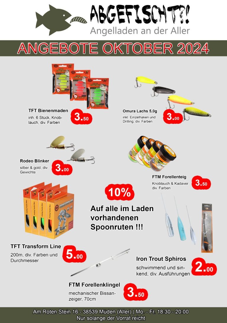 Angebote Oktober Forellen